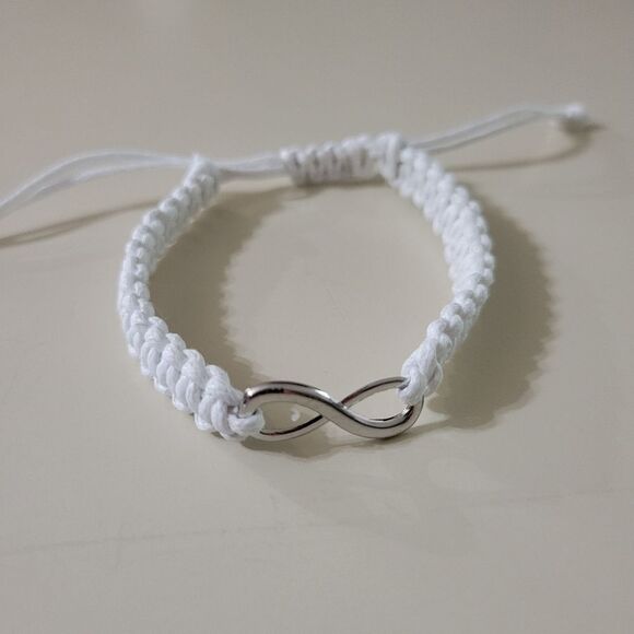 Infinity Men Women Braided Handcrafted Bracelet Bangle Rope Adjustable - Picture 5 of 9